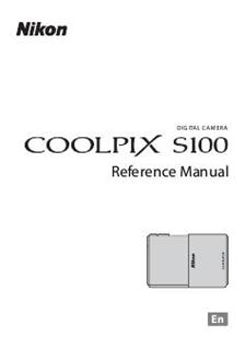 Nikon Coolpix S100 manual. Camera Instructions.